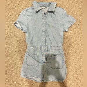 denim romper